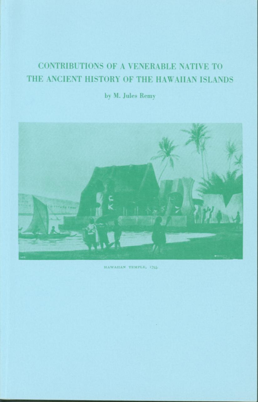 Contributions of a Venerable Native to the Ancient History of the Hawaiian Islands. vist0056frontcover